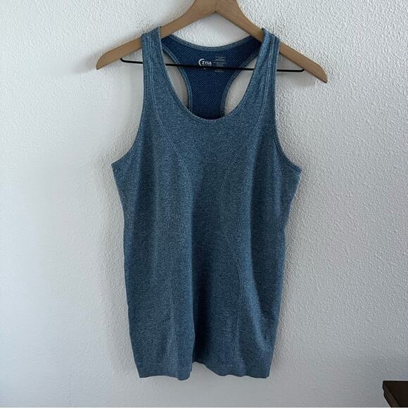 ZYIA Blue Active Stretch Tank Medium - Picture 1 of 6